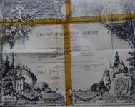 Diplôme d'ingénieure chimiste d'Odette Clara, épouse Mansour - Archives de l'Institut national polytechnique de Toulouse