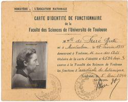 Yvette de Ferré.  Fonds Y. de Ferré - Université Paul Sabatier
