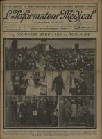 L'agrégée Marthe Condat aux Journées médicales de Toulouse en 1924 avec les drs Stilmunkès et Clavelier. © BIU Santé Paris