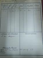 Archives de l'université Paul Sabatier (Toulouse) Fichier étudiant